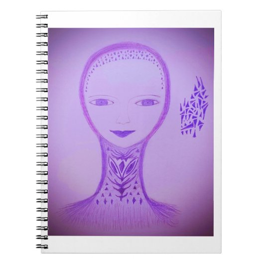 Violett Notizblock (Vorderseite)