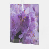 VIOLETT ORNAMENT AUS GLAS (Vorderseite links)