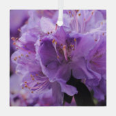 VIOLETT ORNAMENT AUS GLAS (Rückseite)