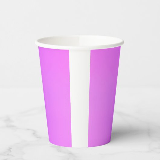 Violett-Papier-Cup Pappbecher (Links)
