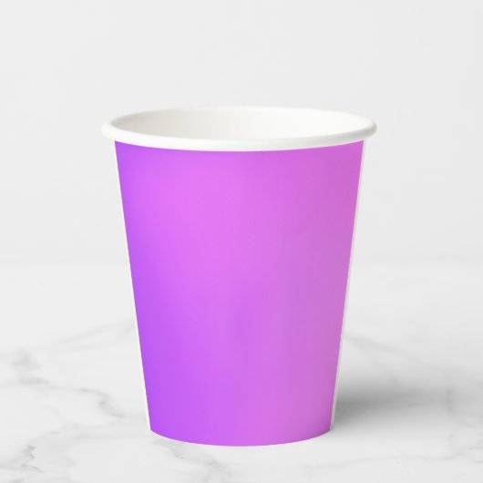 Violett-Papier-Cup Pappbecher (Vorderseite)