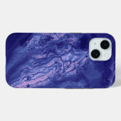 Violett Pink Akryllische Vergiftung Abstrakte Flüs Case-Mate iPhone Hülle (Rückseite (Horizontal))