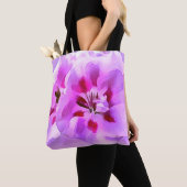 Violett Pink Wasserfarbe Hibiskus Tasche (Von Nahem)