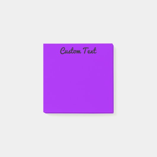 Violett Post-it Klebezettel (Vorderseite)
