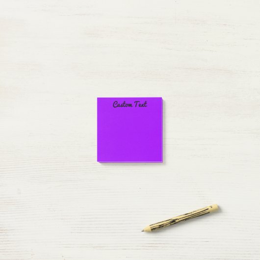 Violett Post-it Klebezettel (Auf Schreibtisch)