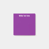 Violett Post-it Klebezettel (Vorderseite)