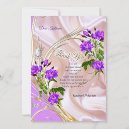 Violett Purplische Aquarellfarben Rose auf rosa Se