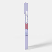 Violett-Rosa-Adlernamenskript Case-Mate iPhone Hülle (Rückseite / Links)