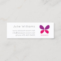 Violett Rosa Minimalistisch Modern BUTTERFLY Logo.