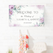 Violett-Rose Banner (Insitu)