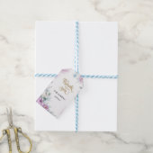 Violett-Rose Geschenkanhänger (Mit Garn)
