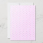 Violett-Rose Save the Date (Rückseite)