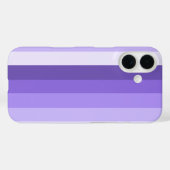 Violett-Schattenstreifen Case-Mate iPhone Hülle (Rückseite (Horizontal))