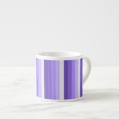 Violett-Schattenstreifen Espressotasse (Vorderseite Rechts)