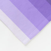 Violett-Schattenstreifen Fleecedecke (Ecke)