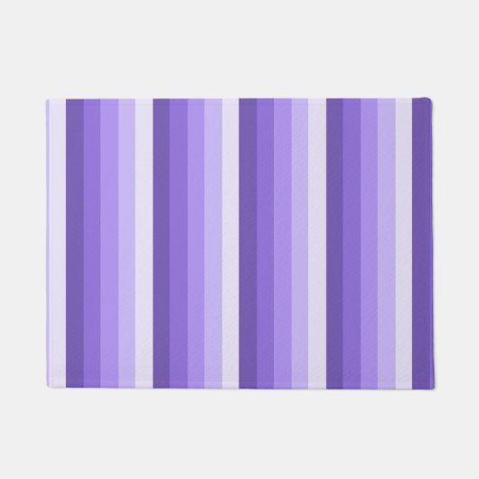 Violett-Schattenstreifen Fußmatte (Vorderseite)