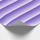 Violett-Schattenstreifen Geschenkpapier (Ecke)