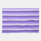 Violett-Schattenstreifen Geschirrtuch (Horizontal)