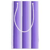 Violett-Schattenstreifen Kleine Geschenktüte (Vorderseite)
