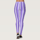 Violett-Schattenstreifen Leggings (Rückseite)