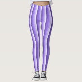 Violett-Schattenstreifen Leggings (Vorderseite)