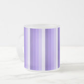Violett-Schattenstreifen Mattglastasse (Vorderseite Links)