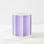 Violett-Schattenstreifen Mattglastasse (Mittel)
