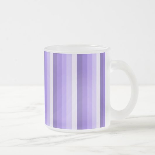 Violett-Schattenstreifen Mattglastasse (Rechts)