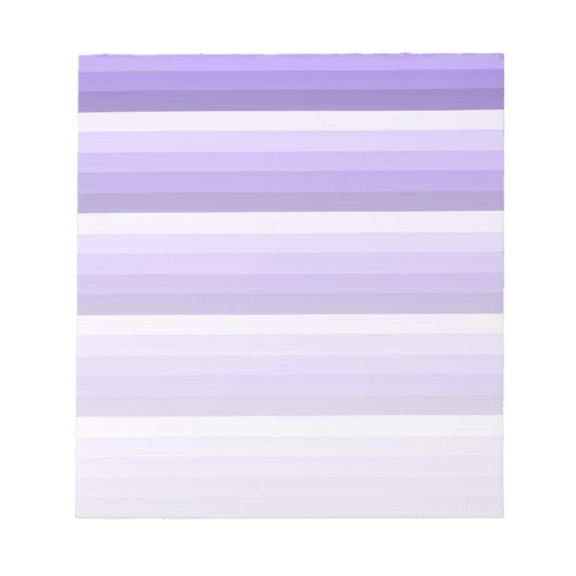 Violett-Schattenstreifen Notizblock (Vorderseite)