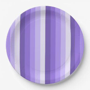 Violett-Schattenstreifen Pappteller