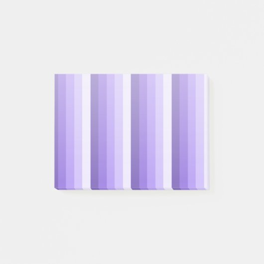 Violett-Schattenstreifen Post-it Klebezettel (Vorderseite)