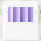 Violett-Schattenstreifen Rechteckiger Aufkleber (Tasche)