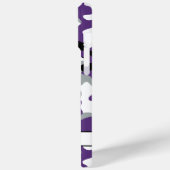 Violett-schwarze Tarnung Personalisiert Case-Mate iPhone Hülle (Rückseite / Links)