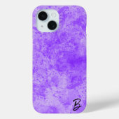 Violett Tinte Mess Personalisiert Handy Case (Rückseite)