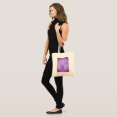 Violett Tragetasche (Vorderseite (Model))