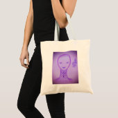 Violett Tragetasche (Vorderseite (Produkt))