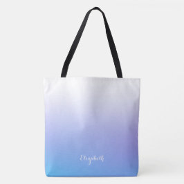 Violett und blau-grün tasche