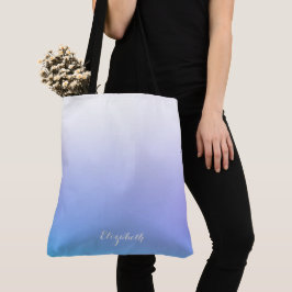 Violett und blau-grün tasche