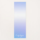 Violett und blau-grün yogamatte (Vorderseite)