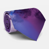 Violett und Blau Krawatte (Gerollt)