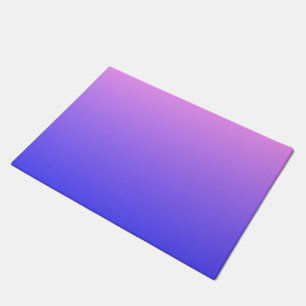 Violett und Blauer Farbstoff Fußmatte
