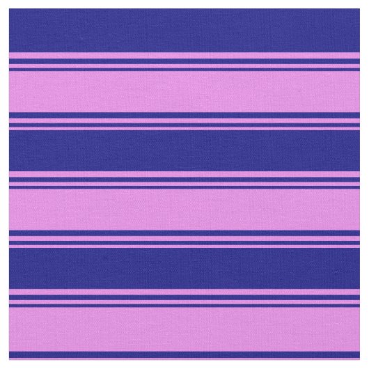 Violett und blaues Muster der Streifen Stoff (Nahaufnahme)