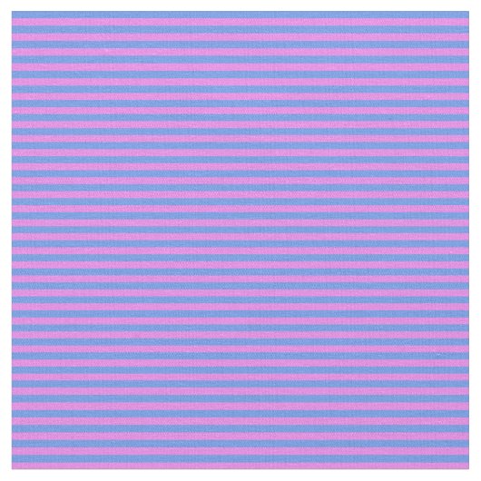 Violett und Cornfllower Blauer Streifen/Streifen Stoff (Nahaufnahme)