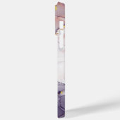 Violett und Goldmarmor Case-Mate iPhone Hülle (Rückseite / Links)