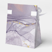 Violett und Goldmarmor Geschenkschachtel (Rückseite)