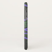 Violett und grünes Mosaik Case-Mate iPhone Hülle (Hinten/Links)