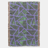 Violett und grünes Mosaik Decke (Vorderseite Vertikal)