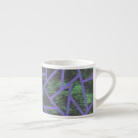 Violett und grünes Mosaik