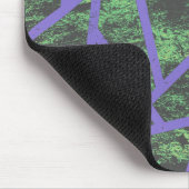Violett und grünes Mosaik Mousepad (Ecke)