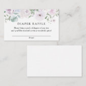 Violett und Lavendel-Fieber Begleitkarte (Vorne/Hinten)